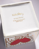 Keith Haring Red Pattern Heart Candle
