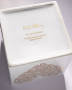 Keith Haring Gold Pattern Heart Candle