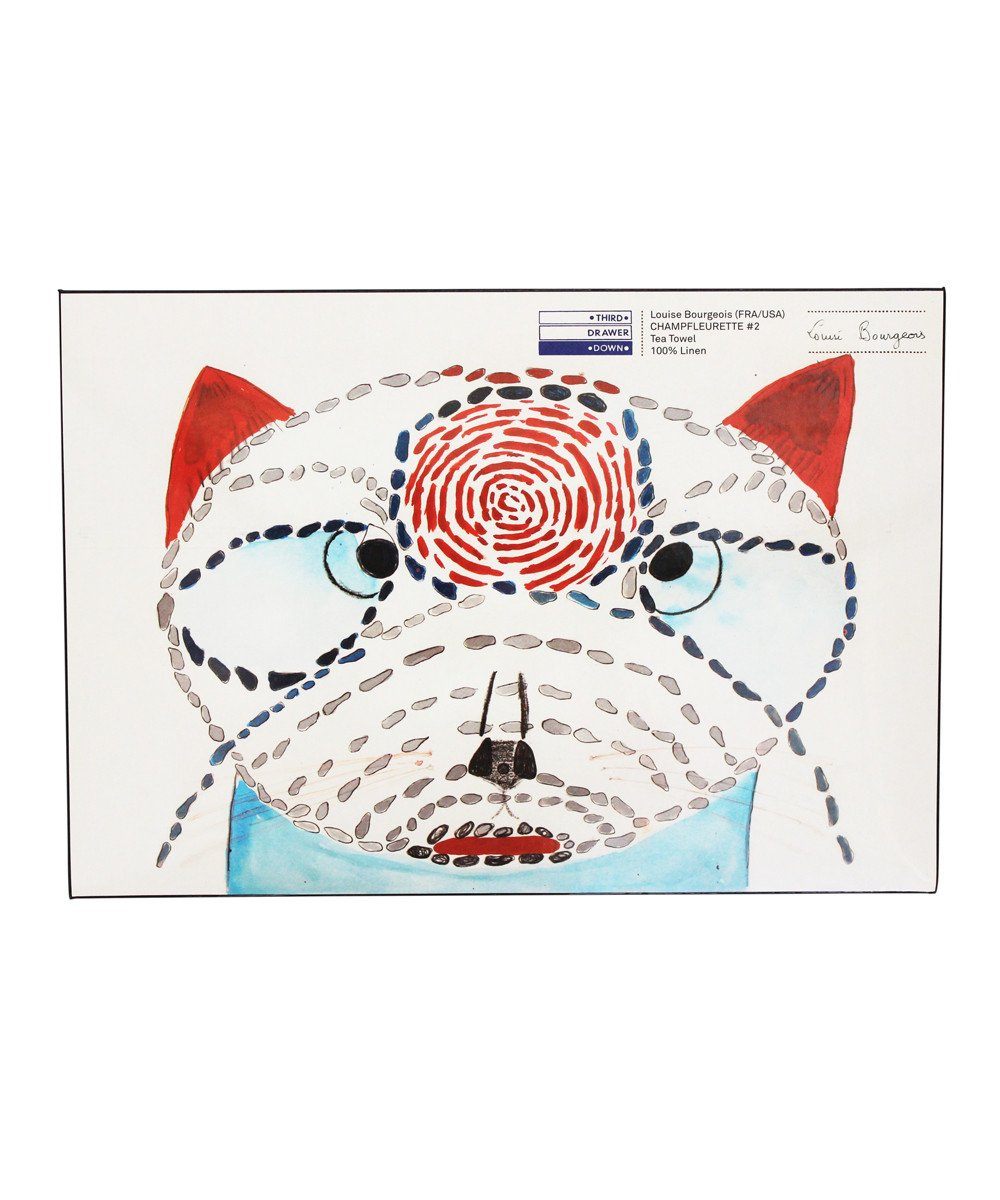 Champfleurette #2 Tea Towel by Louise Bourgeois x Third Drawer Down