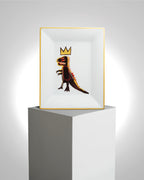 JEAN-MICHEL BASQUIAT PORCELAIN TRAY "GOLD DRAGON"