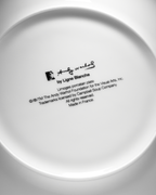 ANDY WARHOL LARGE PORCELAIN PLATE - CAMPBELL- TURQUOISE/PURPLE