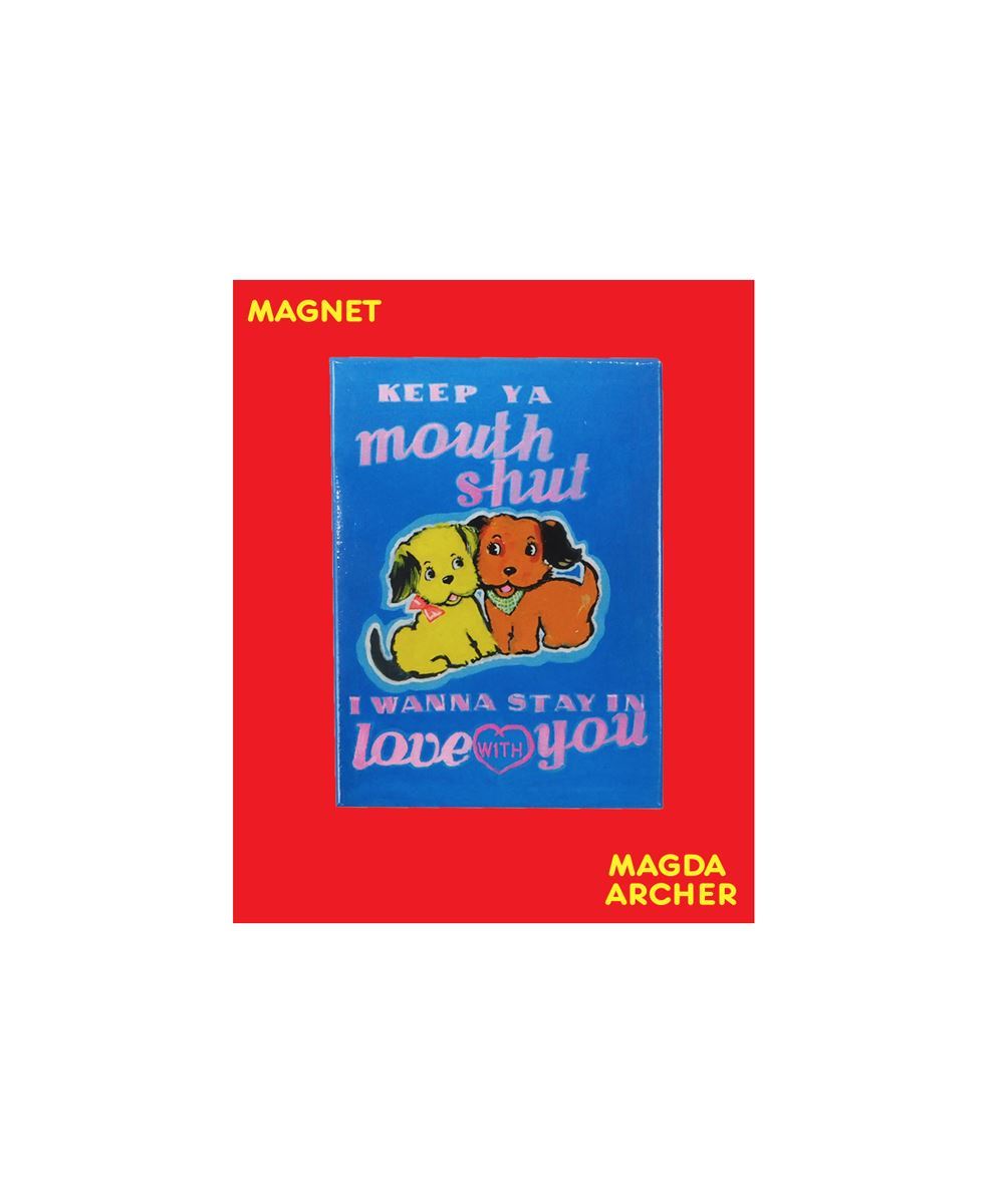 Mouth Shut Magnet by Magda Archer x Third Drawer Down