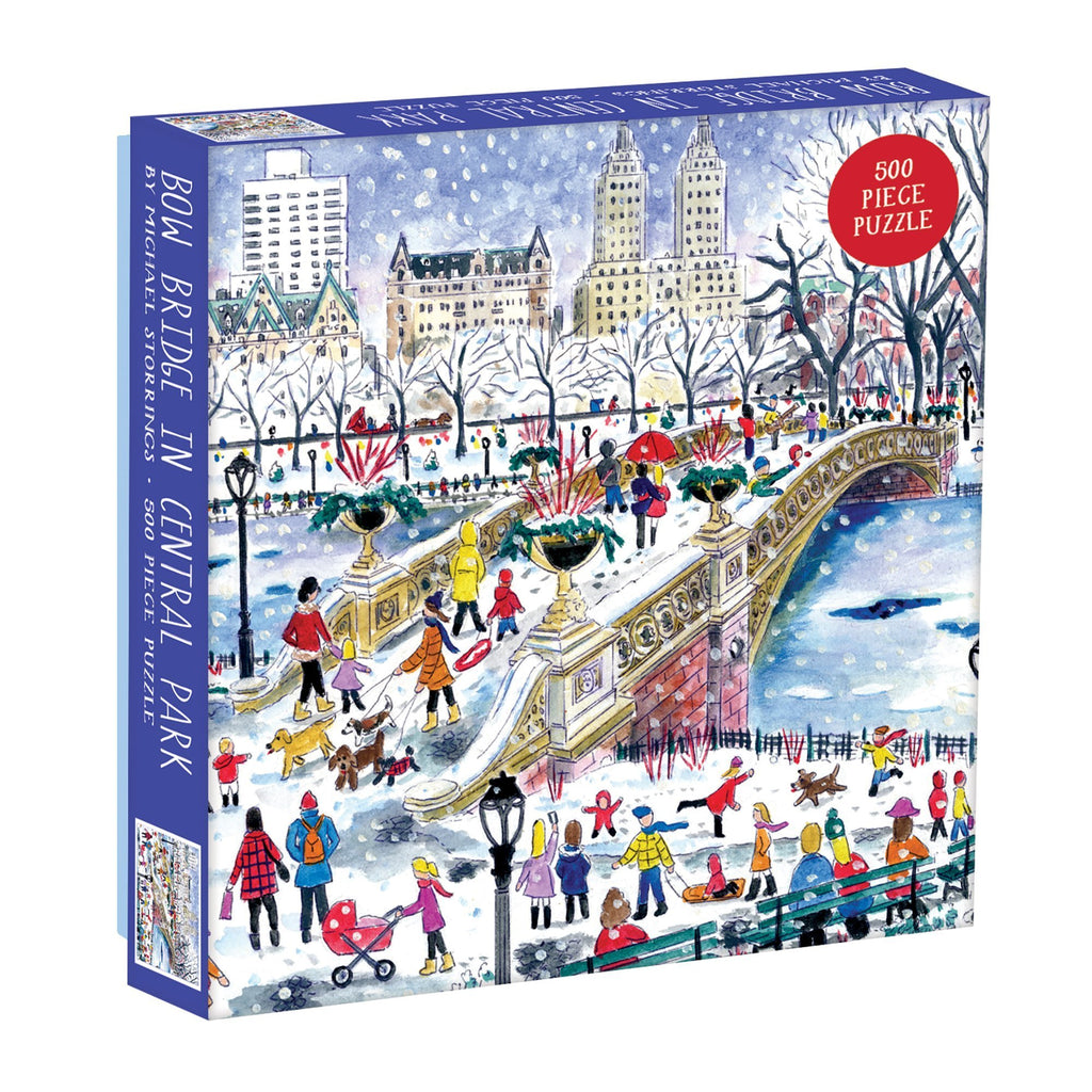 Michael Storrings Bow Bridge In Central Park 500 Piece Jigsaw Puzzle