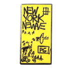 JEAN-MICHEL BASQUIAT NEW YORK NEW WAVE PIN