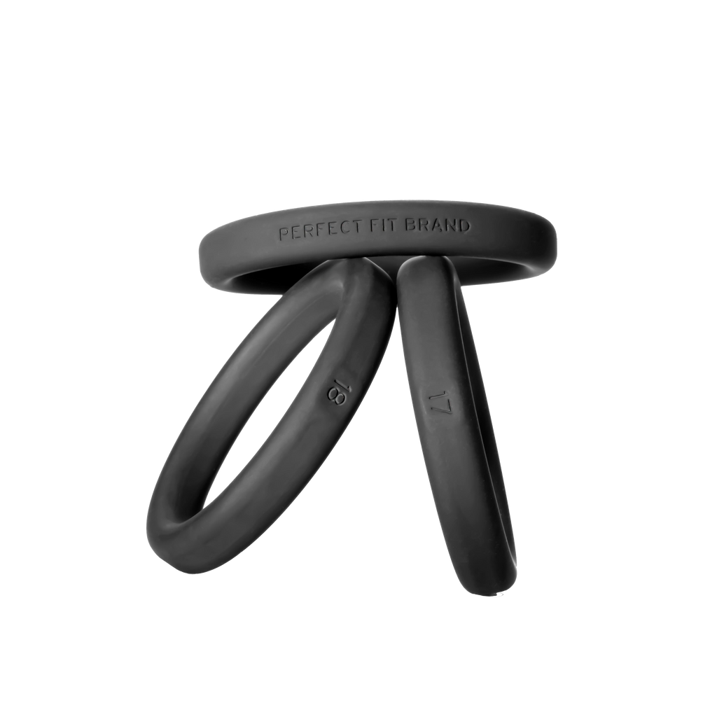 Xact-Fit Cock Rings sz 1.7- 1.9" set of 3 by Perfect Fit