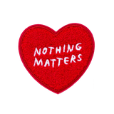 Nothing Matters Chenille Iron on Patch by Adam J. Kurtz x Third Drawer Down