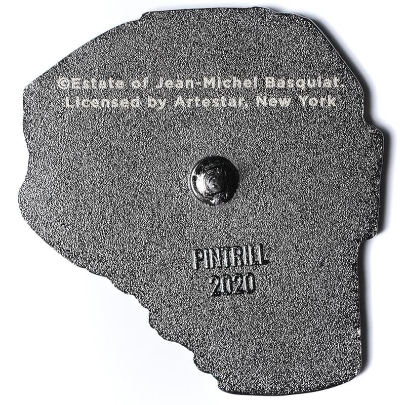JEAN-MICHEL BASQUIAT MASK PIN