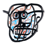 JEAN-MICHEL BASQUIAT SKULL PIN