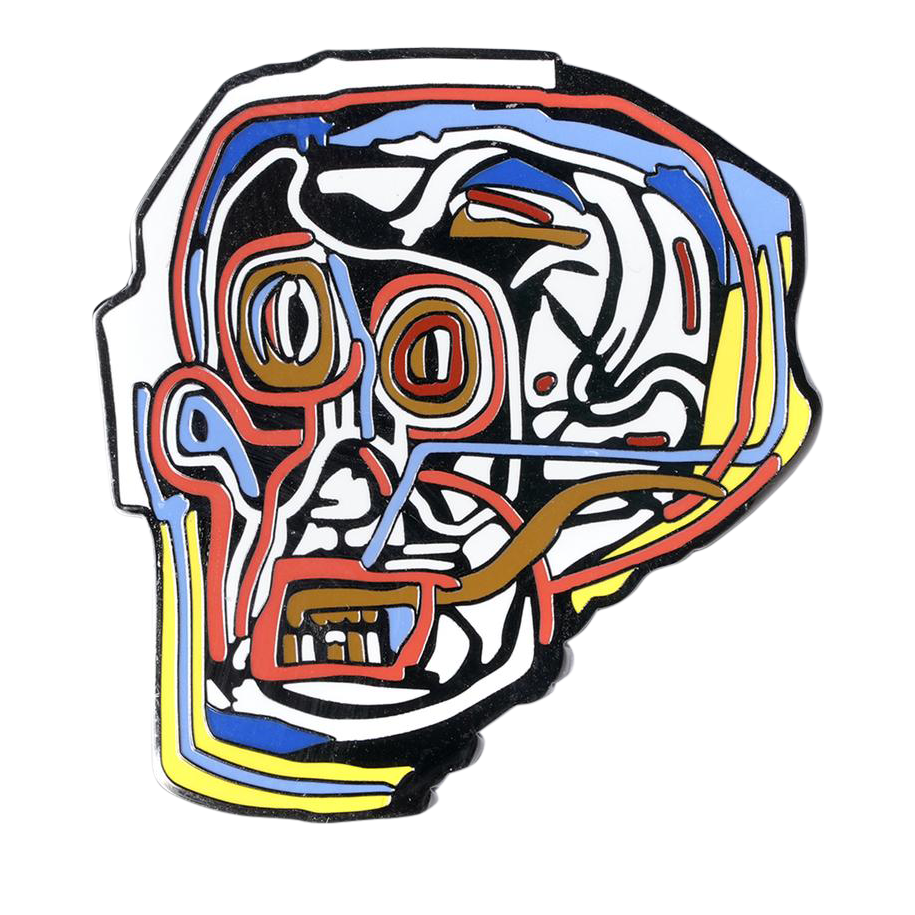 JEAN-MICHEL BASQUIAT MASK PIN