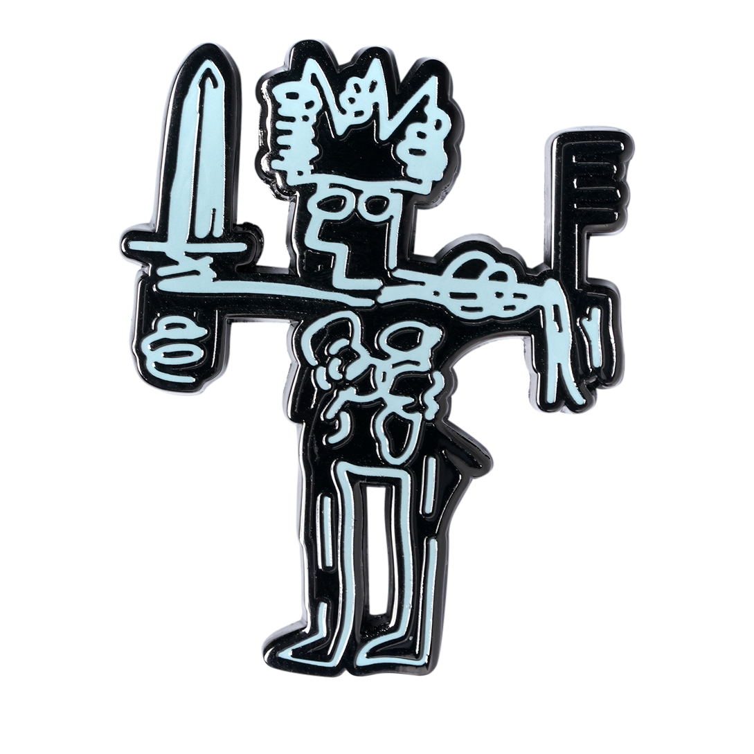 JEAN-MICHEL BASQUIAT SWORD PIN