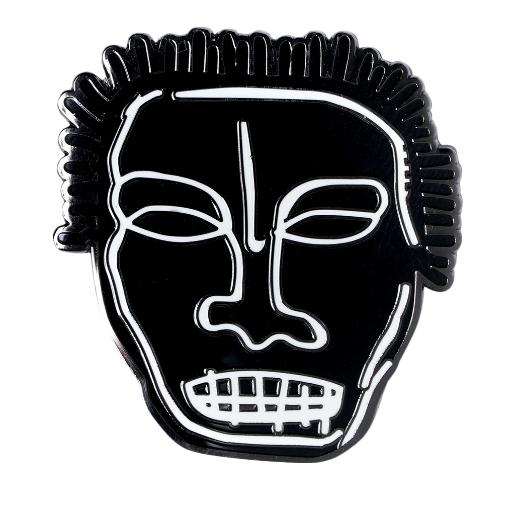 JEAN-MICHEL BASQUIAT HEAD PIN
