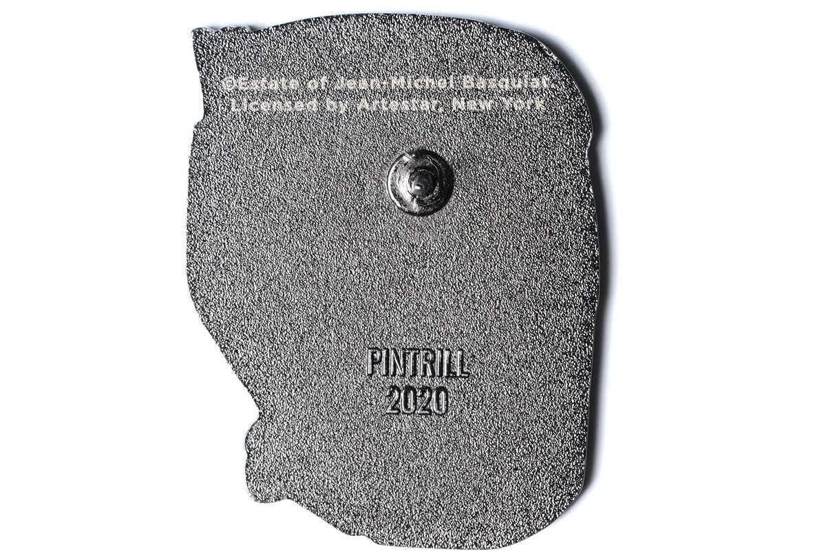 JEAN-MICHEL BASQUIAT ROBOT PIN