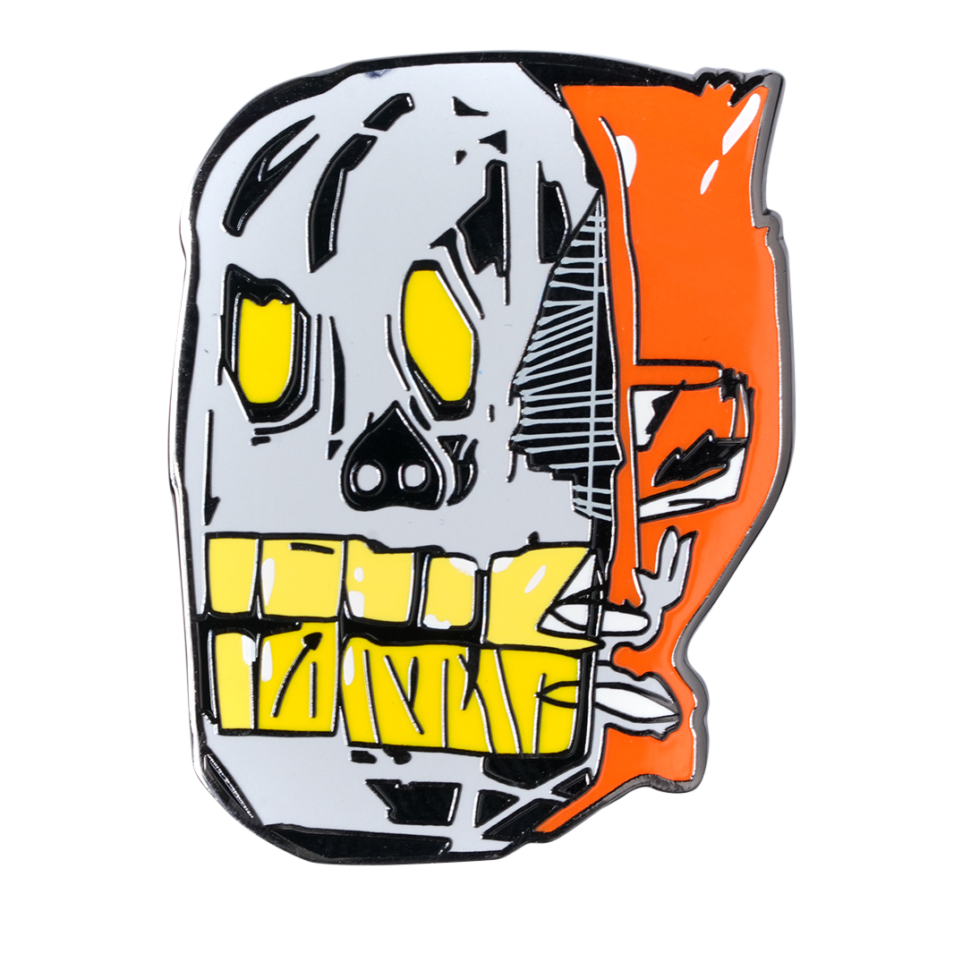 JEAN-MICHEL BASQUIAT ROBOT PIN