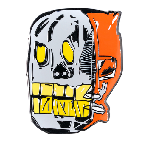 JEAN-MICHEL BASQUIAT ROBOT PIN