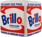 Andy Warhol White Brillo Box Pop Art Plush by Kidrobot