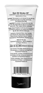 GUN OIL STROKE 29 JERK-OFF CREAM 6.7 oz