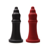 QUEEN BUTT PLUG BY TANTUS - TRUE BLOOD RED