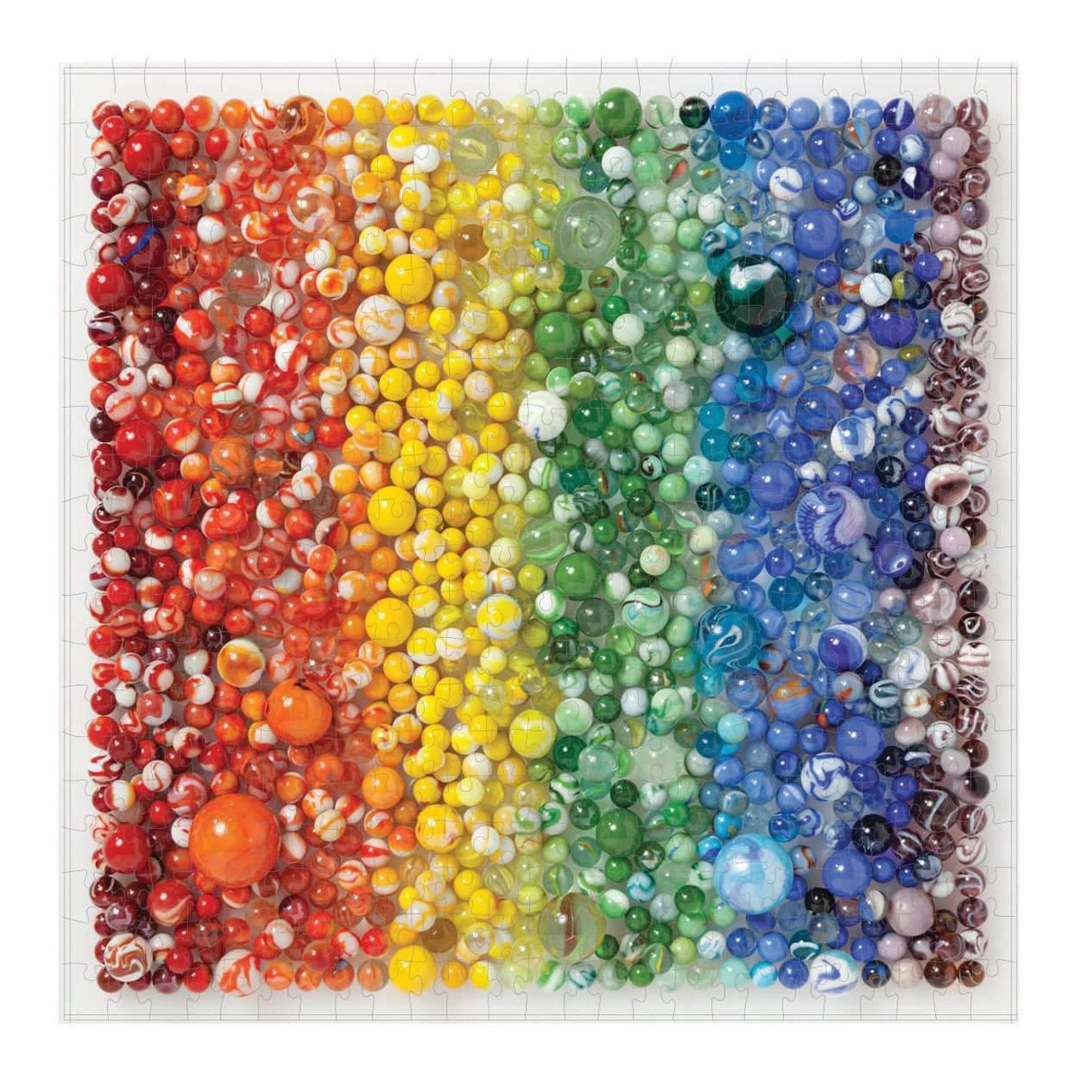 RAINBOW MARBLES 500 PIECE JIGSAW PUZZLE