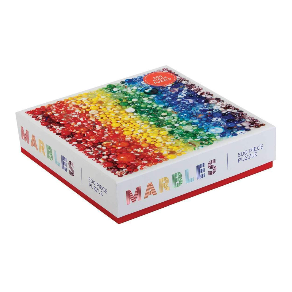 RAINBOW MARBLES 500 PIECE JIGSAW PUZZLE
