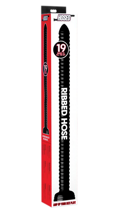 19" Ribbed Anal Snake by Hosed