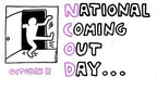 Keith Haring National Coming Out Day Sticker