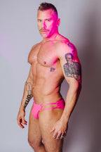 RUDI GERNREICH THE KNOT BOTTOM HOT PINK