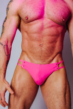 RUDI GERNREICH THE KNOT BOTTOM HOT PINK